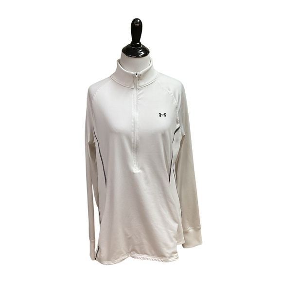Under Armour Women's Size XL Heatgear 1/4 Zip Shirt w. Pockets Long Sleeve - Picture 1 of 7